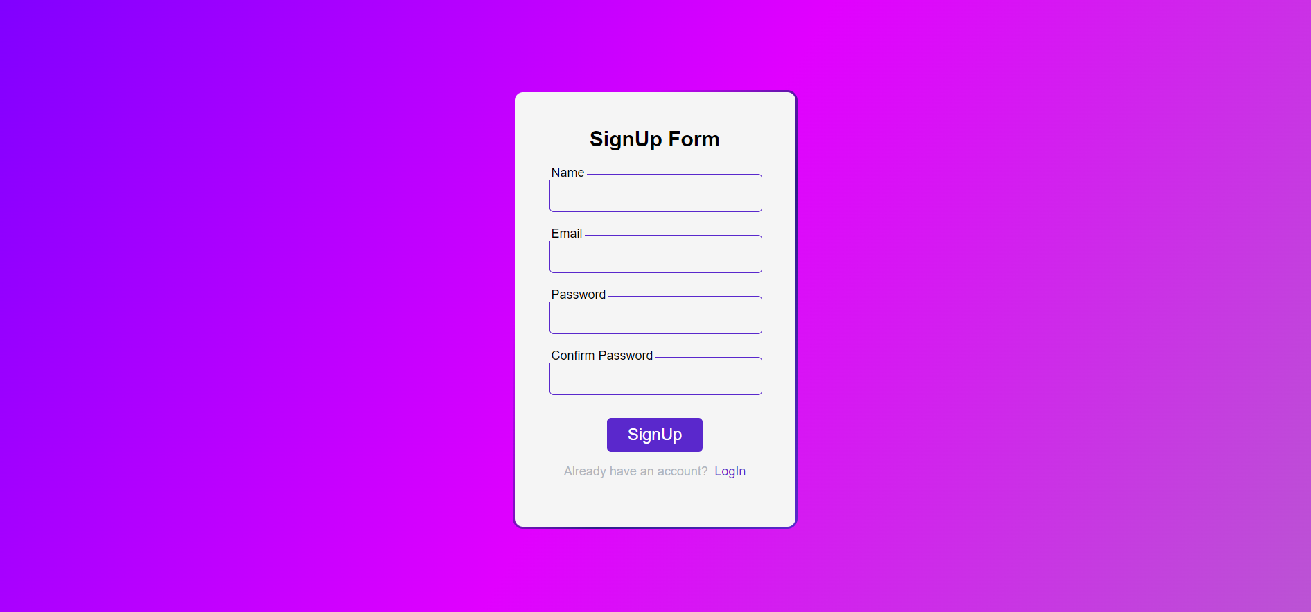Login Page Edited:An updated version of the login page featuring visual enhancements like colors, shadows, and interactive elements to boost user experience.